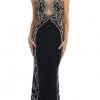 Formal Gowns May Queen - RQ7405 Sparkling Sleeveless Open Back Mermaid Evening Dress 1 Formal Gowns May Queen - RQ7405 Sparkling Sleeveless Open Back Mermaid Evening Dress