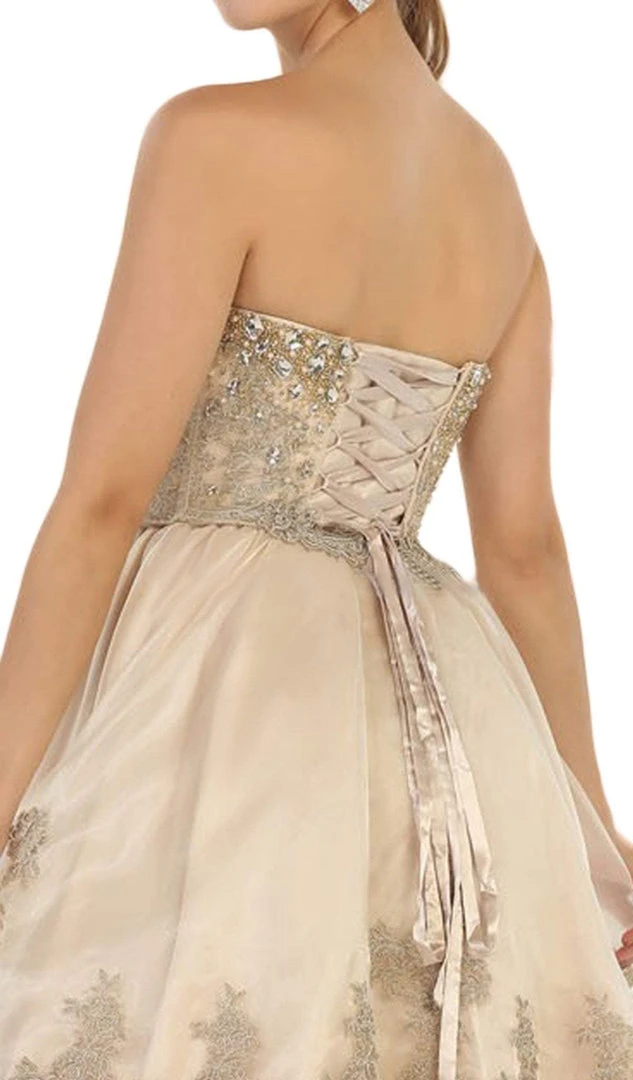 Cocktail Dresses May Queen - RQ7476 Sparkling Embroidered Sweetheart Cocktail Dress 6 Cocktail Dresses May Queen - RQ7476 Sparkling Embroidered Sweetheart Cocktail Dress