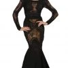 May Queen - RQ7515 Lace Embellished Bateau Mermaid Gown