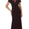 Formal Gowns May Queen - RQ7519 Embellished Illusion Bateau Sheath Mother Of The Bride Dress 1 Formal Gowns May Queen - RQ7519 Embellished Illusion Bateau Sheath Mother Of The Bride Dress