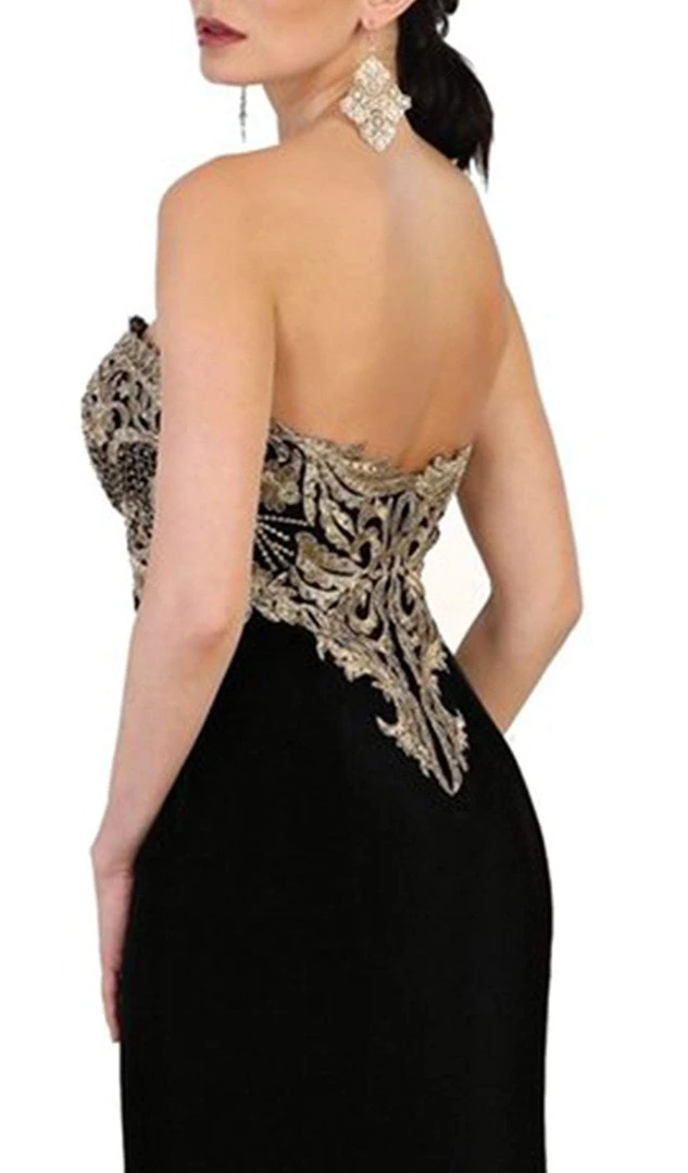 Formal Gowns May Queen - RQ7540 Embroidered Sweetheart Sheath Prom Dress 6 Formal Gowns May Queen - RQ7540 Embroidered Sweetheart Sheath Prom Dress