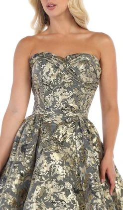 May Queen - RQ7653 Two Tone Strapless Sweetheart Ballgown 12 May Queen - RQ7653 Two Tone Strapless Sweetheart Ballgown