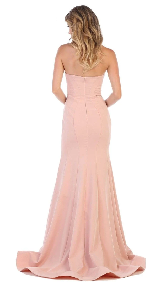 May Queen - RQ7703 Strapless Sweetheart Trumpet Evening Dress 10 May Queen - RQ7703 Strapless Sweetheart Trumpet Evening Dress