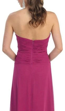 May Queen - Ruched Evening Gown With Quarter Length Jacket Formal Gowns 17 May Queen - Ruched Evening Gown With Quarter Length Jacket Formal Gowns