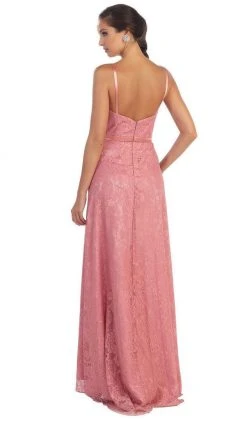 May Queen - Sleeveless Floral Evening Dress 12 May Queen - Sleeveless Floral Evening Dress