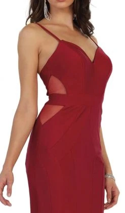 Formal Gowns May Queen - Sleeveless Sweetheart Sheath Evening Dress