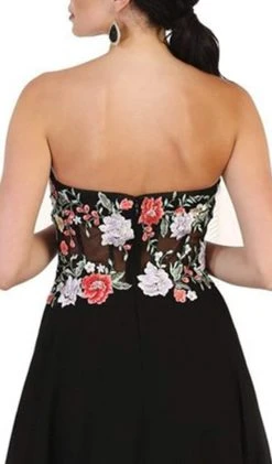 May Queen - Strapless Embellished Chiffon Evening Gown Formal Gowns 13 May Queen - Strapless Embellished Chiffon Evening Gown Formal Gowns