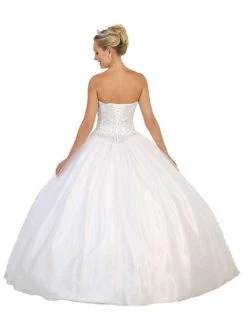 Formal Gowns May Queen - Strapless Embellished Sweetheart Quinceanera Ballgown 17 Formal Gowns May Queen - Strapless Embellished Sweetheart Quinceanera Ballgown