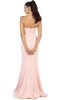Formal Gowns May Queen - Strapless Glimmering Waist Evening Gown