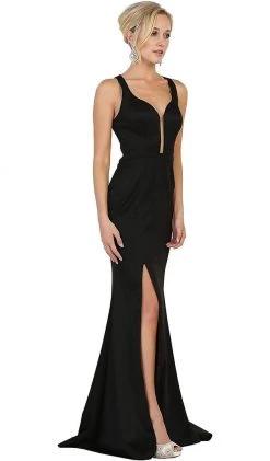 May Queen - Strappy Fitted Plunging Trumpet Prom Dress Formal Gowns 15 May Queen - Strappy Fitted Plunging Trumpet Prom Dress Formal Gowns