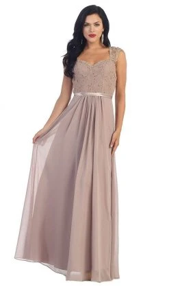 May Queen - Stunning Embellished Sweetheart Neck Chiffon A-Line Evening Dress 18 May Queen - Stunning Embellished Sweetheart Neck Chiffon A-Line Evening Dress