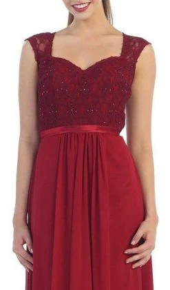 May Queen - Stunning Embellished Sweetheart Neck Chiffon A-Line Evening Dress 13 May Queen - Stunning Embellished Sweetheart Neck Chiffon A-Line Evening Dress