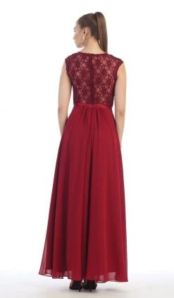 May Queen - Stunning Embellished Sweetheart Neck Chiffon A-Line Evening Dress 14 May Queen - Stunning Embellished Sweetheart Neck Chiffon A-Line Evening Dress