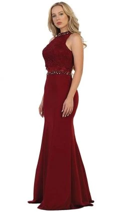 Formal Gowns May Queen - Two Piece Embellished Sheath Evening Dress 14 Formal Gowns May Queen - Two Piece Embellished Sheath Evening Dress