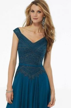 MGNY By Mori Lee - 72134SC Embellished V-neck Evening Gown - 1 Pc Silver In Size 6 Available Formal Gowns 7 MGNY By Mori Lee - 72134SC Embellished V-neck Evening Gown - 1 Pc Silver In Size 6 Available Formal Gowns