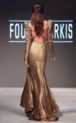 MNM Couture - 2283 Deep V-Neck Trumpet Dress Formal Gowns 10 MNM Couture - 2283 Deep V-Neck Trumpet Dress Formal Gowns