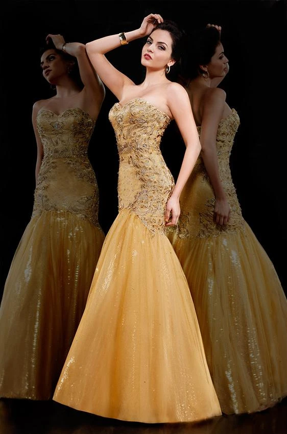 Formal Gowns MNM Couture - 8014 Bejeweled Sweetheart Trumpet Dress 3 Formal Gowns MNM Couture - 8014 Bejeweled Sweetheart Trumpet Dress