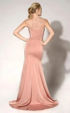 MNM COUTURE - Embellished Illusion Caped Gown 10840 Formal Gowns 9 MNM COUTURE - Embellished Illusion Caped Gown 10840 Formal Gowns