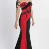 Formal Gowns MNM Couture - Embroidered Panel Gown G0747