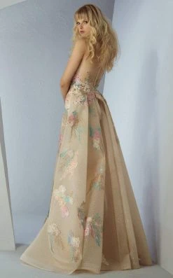 MNM Couture - G0863 Bejeweled Blossom Appliqued Mermaid Gown Formal Gowns 6 MNM Couture - G0863 Bejeweled Blossom Appliqued Mermaid Gown Formal Gowns