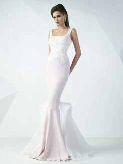 MNM Couture - Intricate Floral Lace Couture Dress G0722