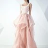 Formal Gowns MNM Couture - Square Neck Ruffled Tulle Evening Gown G0727 2 Formal Gowns MNM Couture - Square Neck Ruffled Tulle Evening Gown G0727