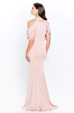 Formal Gowns Montage By Mon Cheri - 120906 Trumpet Dress - 1 Pc English Rose In Sizes 8 Available