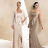 Montage By Mon Cheri - 16941P Strapless Gown With Split Sleeve Jacket Formal Gowns 1 Montage By Mon Cheri - 16941P Strapless Gown With Split Sleeve Jacket Formal Gowns