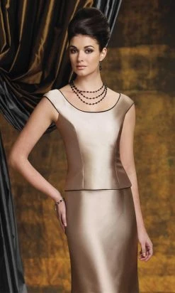 Montage By Mon Cheri - 211952 Scoop Dress With Jacket