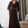 Formal Gowns Montage By Mon Cheri - 212964 Long Dress In Cocoa 1 Formal Gowns Montage By Mon Cheri - 212964 Long Dress In Cocoa