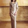 Montage By Mon Cheri - 23967P Two Piece Dress In Taupe Formal Gowns 2 Montage By Mon Cheri - 23967P Two Piece Dress In Taupe Formal Gowns