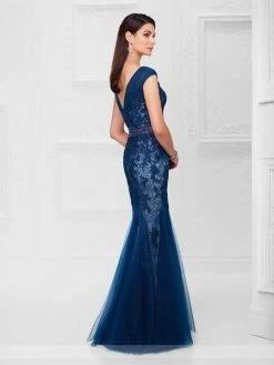 Montage By Mon Cheri - Trumpet Gown 117907 - 1 Pc Champagne In Size 6 Available