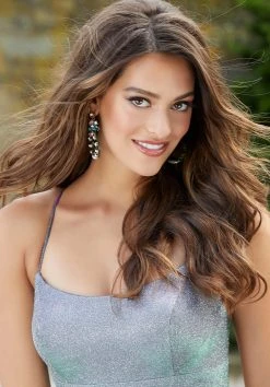 Mori Lee - 45019 Strappy Scoop Sheath Evening Dress Formal Gowns