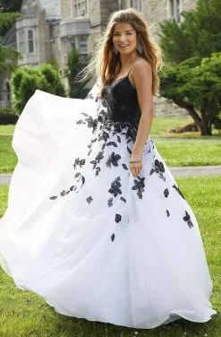 Formal Gowns Mori Lee - 45026 Floral Embroidered And Sequined Long Dress