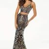 Mori Lee - 45044 Two-Piece Sequined Trumpet Dress Formal Gowns 2 Mori Lee - 45044 Two-Piece Sequined Trumpet Dress Formal Gowns
