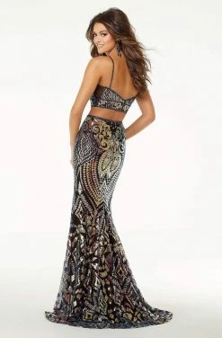 Mori Lee - 45044 Two-Piece Sequined Trumpet Dress Formal Gowns 8 Mori Lee - 45044 Two-Piece Sequined Trumpet Dress Formal Gowns