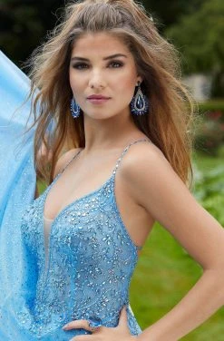 Formal Gowns Mori Lee - 45070 Beaded Open Back A-line Dress 11 Formal Gowns Mori Lee - 45070 Beaded Open Back A-line Dress