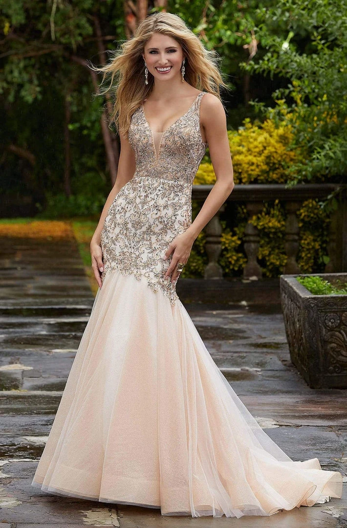 Mori Lee - 45088 Crystal Beaded Mermaid Dress Formal Gowns 6 Mori Lee - 45088 Crystal Beaded Mermaid Dress Formal Gowns