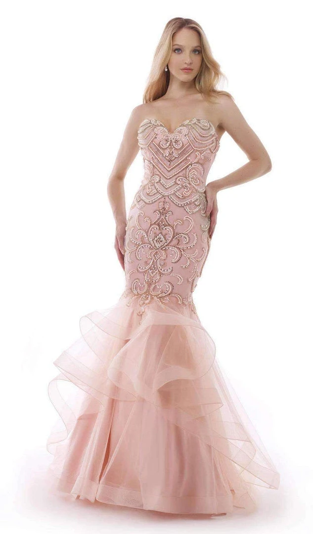 Morrell Maxie Ornate Strapless Mermaid Gown 15456 - 1 Pc Periwinkle In Size 10 Available 3 Morrell Maxie Ornate Strapless Mermaid Gown 15456 - 1 Pc Periwinkle In Size 10 Available