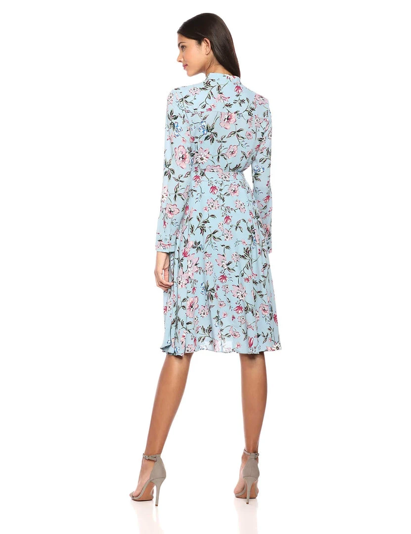 Nanette Nanette Lepore - NM9S171Y9 Long Sleeve Floral Print Dress 7 Nanette Nanette Lepore - NM9S171Y9 Long Sleeve Floral Print Dress