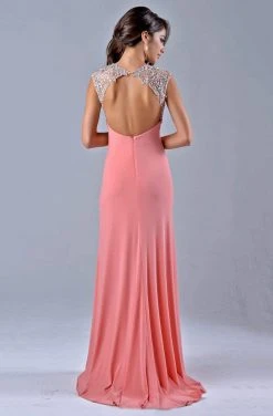 Nina Canacci - 1094 Dress In Peach Formal Gowns