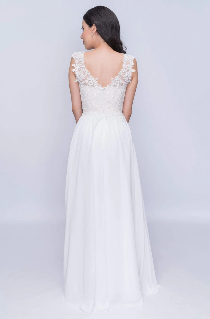 Nina Canacci - 1449 Embellished Lace Bodice A Line Gown Formal Gowns 4 Nina Canacci - 1449 Embellished Lace Bodice A Line Gown Formal Gowns