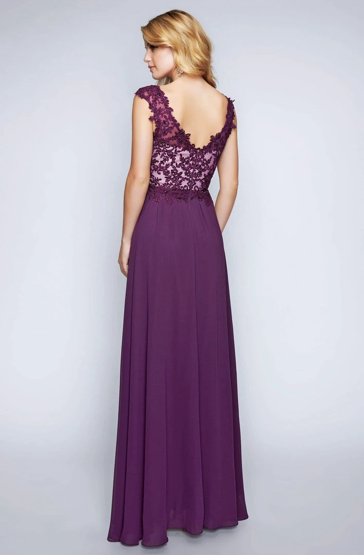 Nina Canacci - 1449 Embellished Lace Bodice A Line Gown Formal Gowns 8 Nina Canacci - 1449 Embellished Lace Bodice A Line Gown Formal Gowns