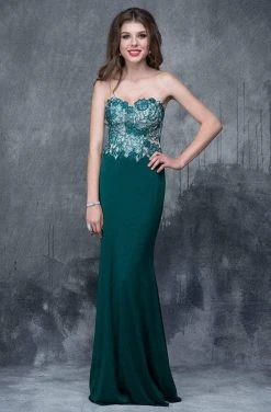 Formal Gowns Nina Canacci - 2117 Embroidered Illusion Corset Gown 17 Formal Gowns Nina Canacci - 2117 Embroidered Illusion Corset Gown