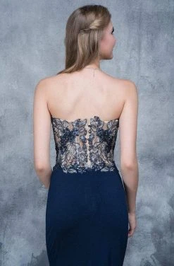 Formal Gowns Nina Canacci - 2117 Embroidered Illusion Corset Gown