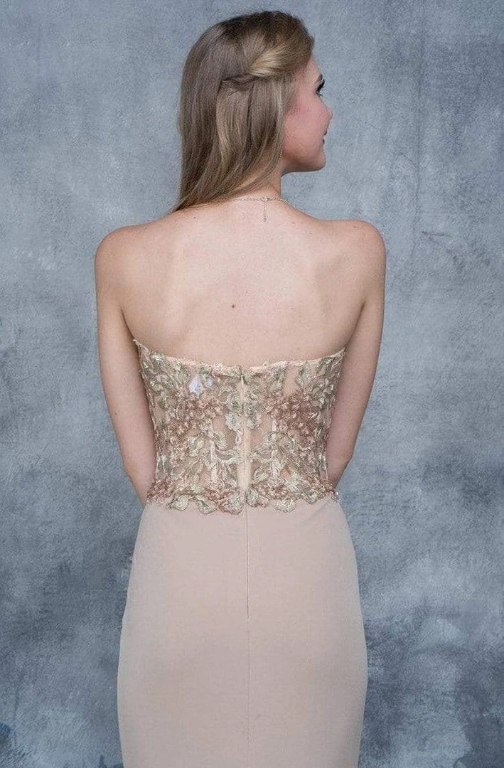 Formal Gowns Nina Canacci - 2117 Embroidered Illusion Corset Gown 7 Formal Gowns Nina Canacci - 2117 Embroidered Illusion Corset Gown