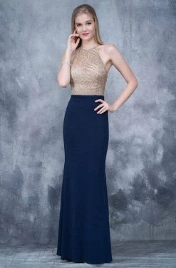 Nina Canacci - 2126 Illusion Geo-Halter Sheath Gown 17 Nina Canacci - 2126 Illusion Geo-Halter Sheath Gown
