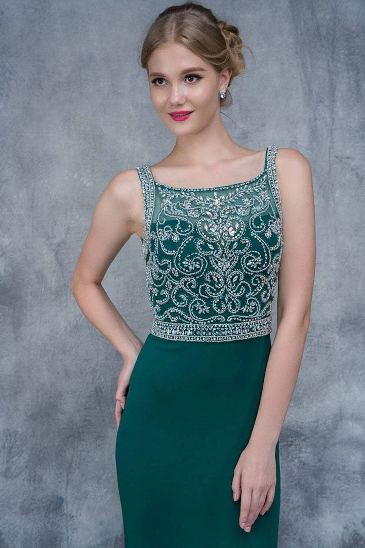 Formal Gowns Nina Canacci - 2166 Bejeweled Illusion Bateau Sheath Dress 4 Formal Gowns Nina Canacci - 2166 Bejeweled Illusion Bateau Sheath Dress