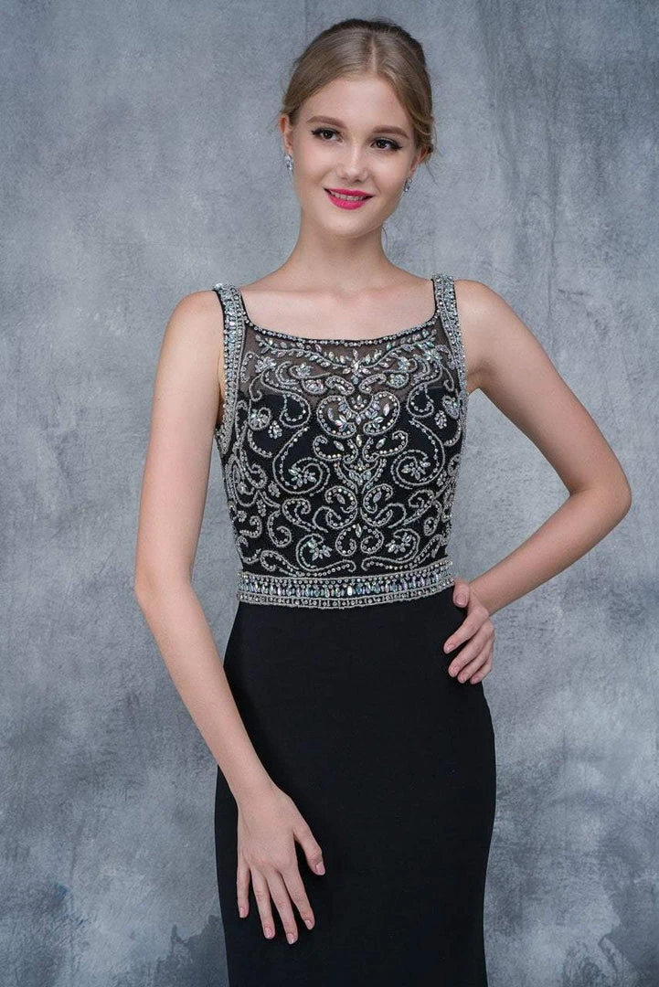 Formal Gowns Nina Canacci - 2166 Bejeweled Illusion Bateau Sheath Dress 7 Formal Gowns Nina Canacci - 2166 Bejeweled Illusion Bateau Sheath Dress