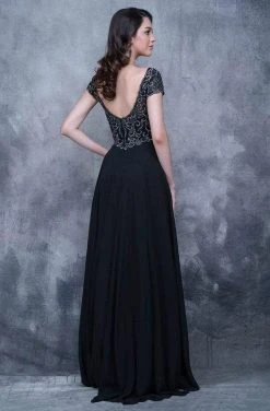 Nina Canacci - 3128 Short Sleeve Illusion Portrait Gown Formal Gowns 20 Nina Canacci - 3128 Short Sleeve Illusion Portrait Gown Formal Gowns